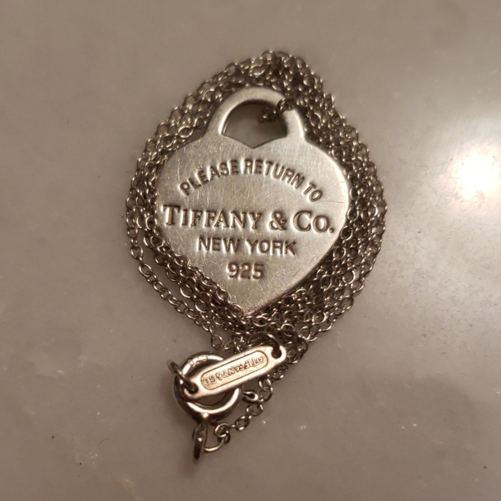 Tiffany and Co tag with origional chain